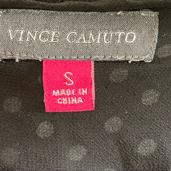 Vince Camuto black and white blouse. Small. - Picture 7 of 8